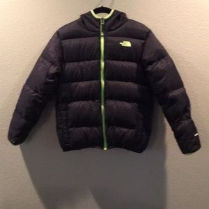 Boys North Face reversible puffer jacket.